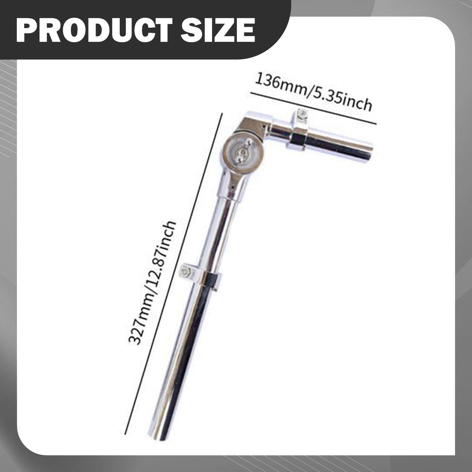 2 Supporti per Supporto per Tamburo Tom con Chiave Inglese, Hardware per Batteria a percussione per concerti in Negozio