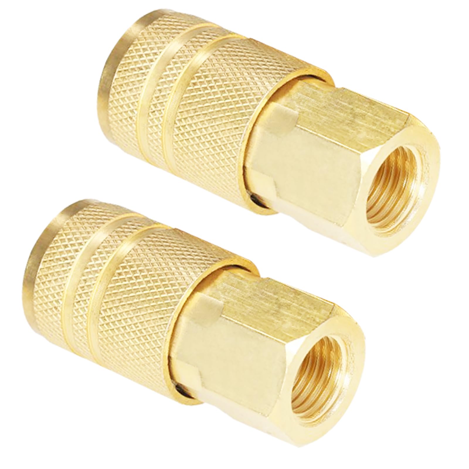 Raccordi per tubi dell'aria in ottone industriale accoppiatore 1/4" NPT filettatura femmina compressore raccordi a connessione rapida per cantieri professionali e negozi automobilistici stile