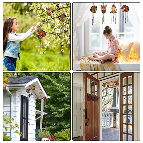 WEDNOK 8pcs Bambini fai da te Horse Child Wind