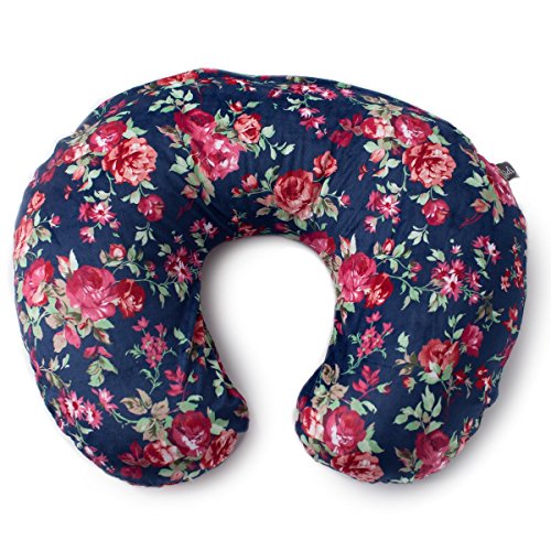 Buy Minky Nursing Pillow Cover Navy Floral Pattern Slipcover Best