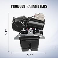 Vista 5 de Cierre de maletero compatible con Ford Edge Escape Expedition Explorer 2015 2016 2017 2018 2019 2020 2021, Lincoln MKX Corsair Navigator Nautilus 16