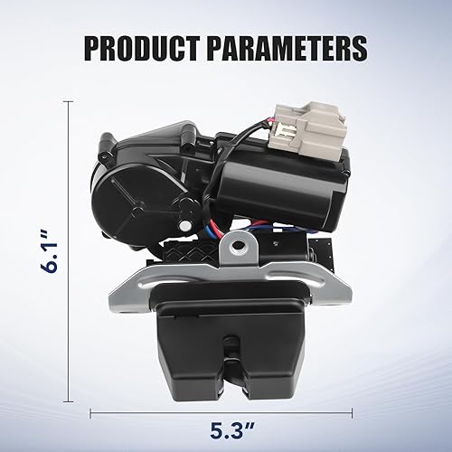 Miniatura 5 de Cierre de maletero compatible con Ford Edge Escape Expedition Explorer 2015 2016 2017 2018 2019 2020 2021, Lincoln MKX Corsair Navigator Nautilus 16