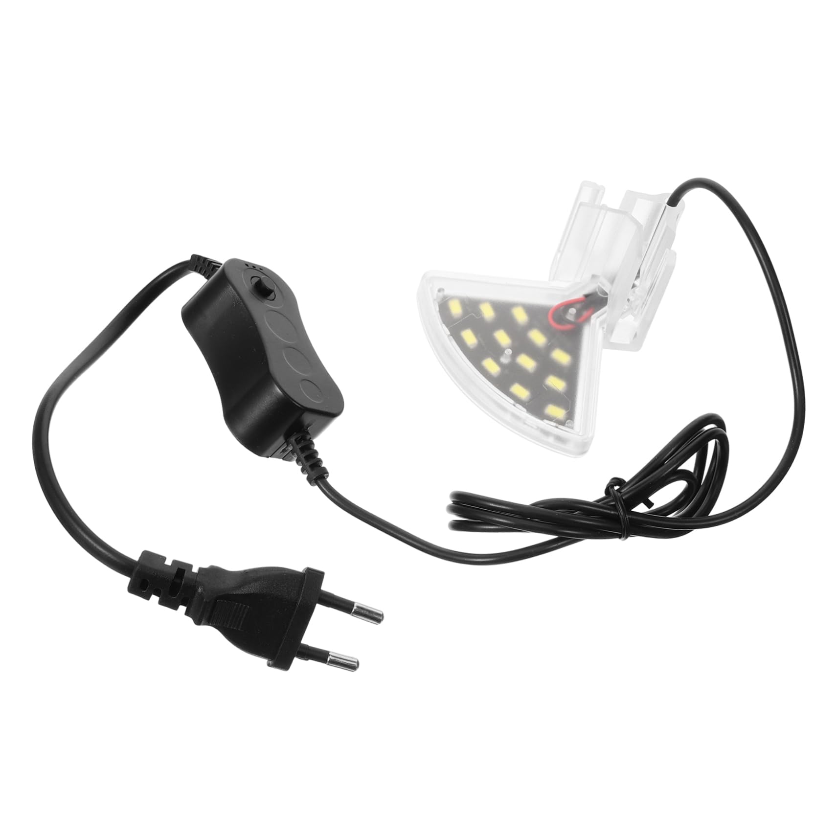 PRETYZOOM Luces De Pecera Luz De Acuario De Uso Diario Lámpara De Pecera Pequeña Lámpara De Esquina Para Pecera Pequeña Luz Del Acuario Luz De Pecera Oceano Clip De Luz El Plastico