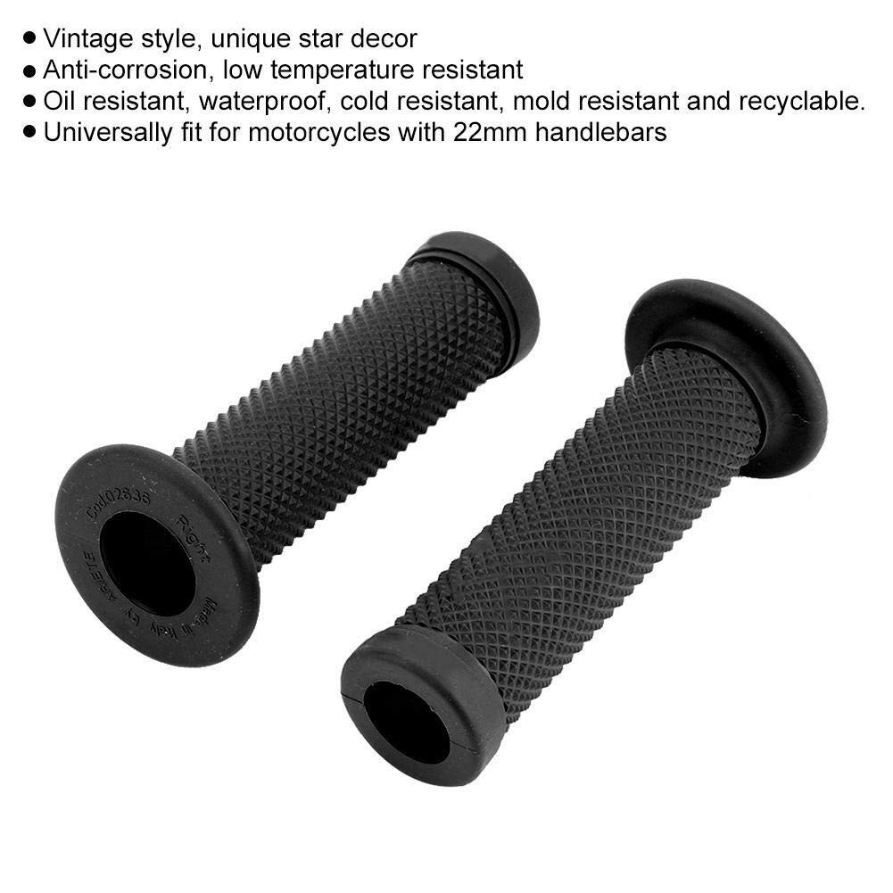 Find Universal Motorcycle Bar End Handle Grips 22mm 7/8'' Black D In - Foto 4