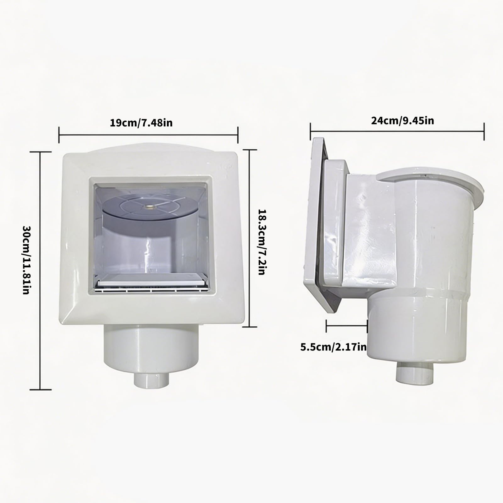 Set per la pulizia della piscina, design leggero, con accessori per la rimozione rapida dei detriti, schiumarola con piscina di casa per una manutenzione leggera e efficiente delle piscine e