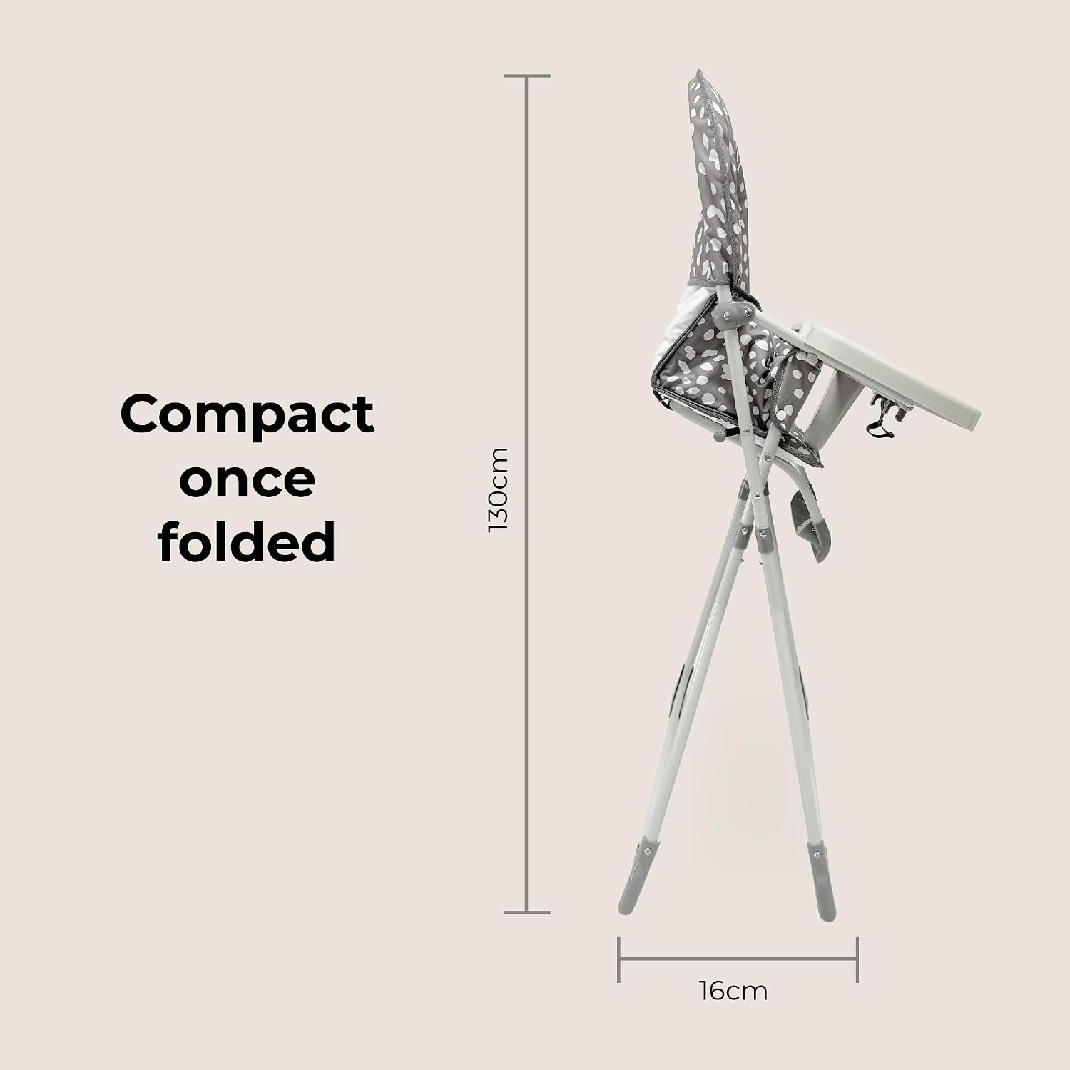 MBHC1 Compact Highchair – Ultra Lightweight (5kg), Foldable thumbnail 7