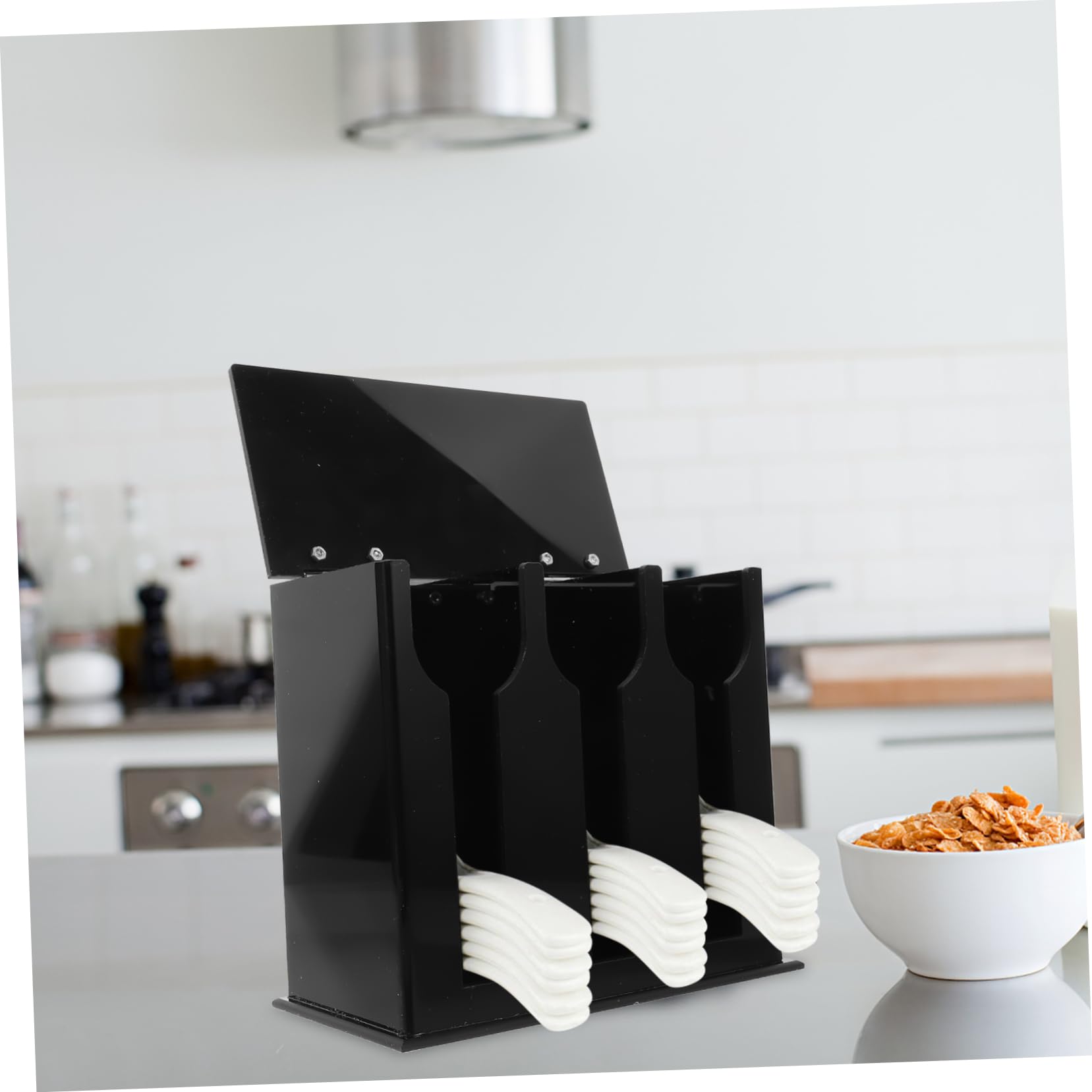 UPKOCH Reposa Cucharas De Organizador De Cocina Soporte Para Cucharas y Cucharones Estante Para Utensilios De Cocina y Despensa