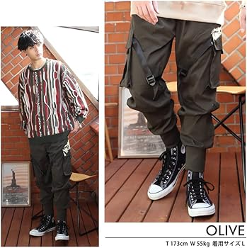 8ヤーズ(ハチヤーズ)ブラック カーゴパンツ S〜M Amazon | 8(eight) (エイト) カーゴパンツ メンズ ジョガーパンツ