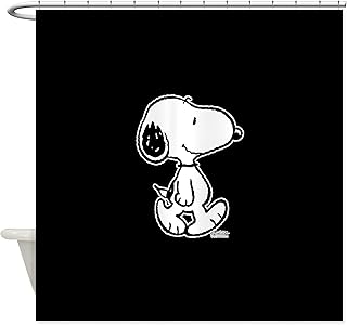 CafePress Peanuts Snoopy Decorative Fabric Shower Curtain
