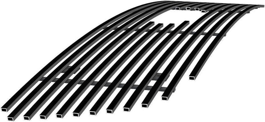 APS Compatible with Ford F-150 1999-2003 Harley Davidson Lightning Honeycomb Style with Logo Show Main Upper Stainless Steel Chrome 8x6 Billet Front Grill Grille Insert F65722C