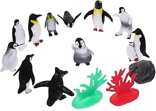 STAHAD 1 Conjunto De Brinquedos Decoração Animais Estatuetas Micropaisagem Estatuetas Em Miniatura Estatuetas De Pinguim Minúsculo Artesanato De Animais Estatueta De Pinguim Pequeno