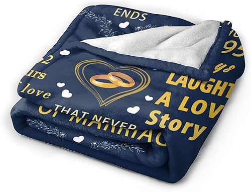 Miniatura 2 de Manta de 30 aniversario  Manta de aniversario de boda 30  Manta de aniversario de boda 30 para parejas, padres y abuelos, 60 x 50 pulgadas