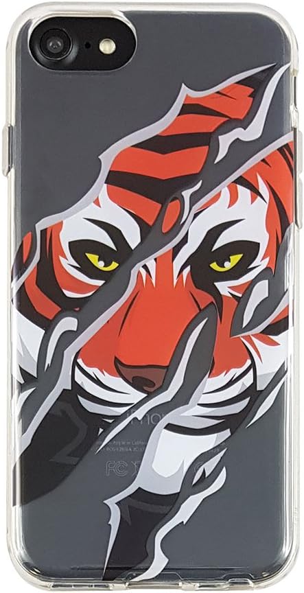 Uunique London iPhone 8/7 Augmented Reality Tiger Claw Hard Shell
