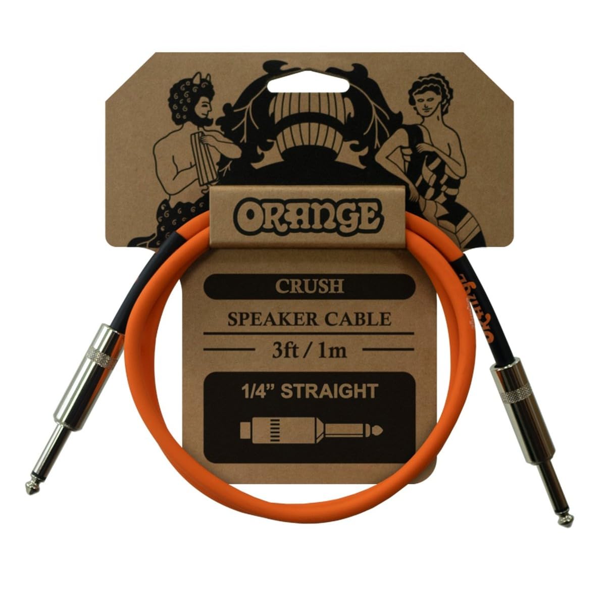 Amazon.co.jp: ORANGE CRUSH Speaker Cable 3ft 1m 1/4