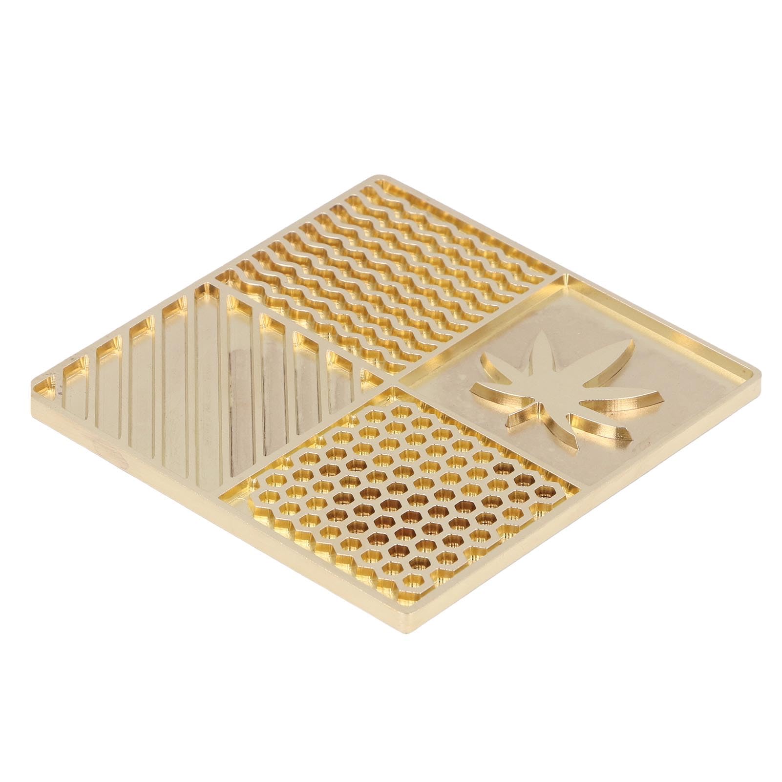 Generic Placa con Sello para Cubitos de Hielo, Bandeja Creativa con Diseño de Hielo de Cobre, Fabricación Rápida de Personalizada para Cócteles, Fiestas, Reuniones en el Hogar, 10x10x0,5 Cm (B04)