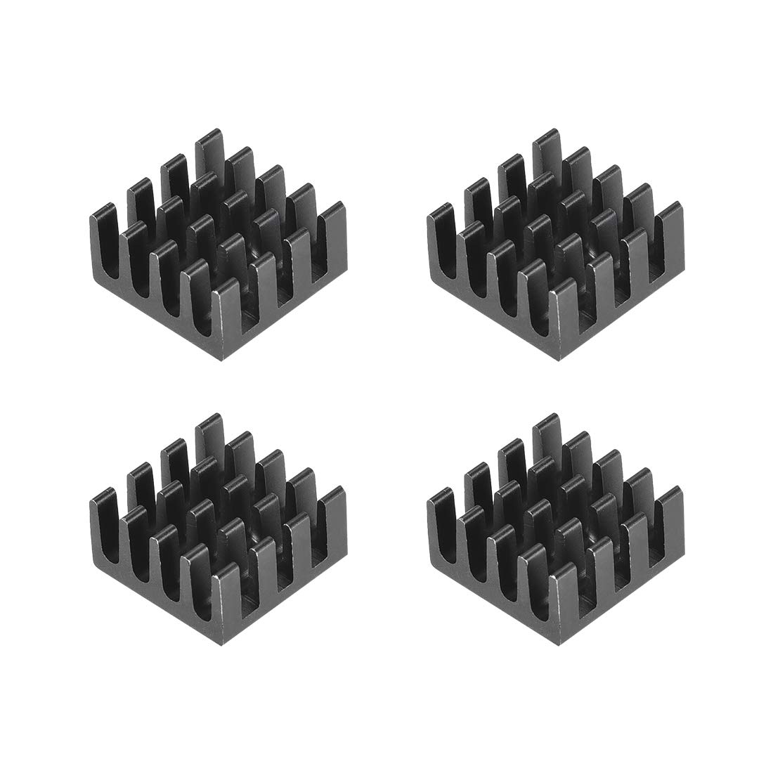 Sourcing Map 22Pcs 9x9x12mm Heatsink Aluminum Radiator Heat Sink