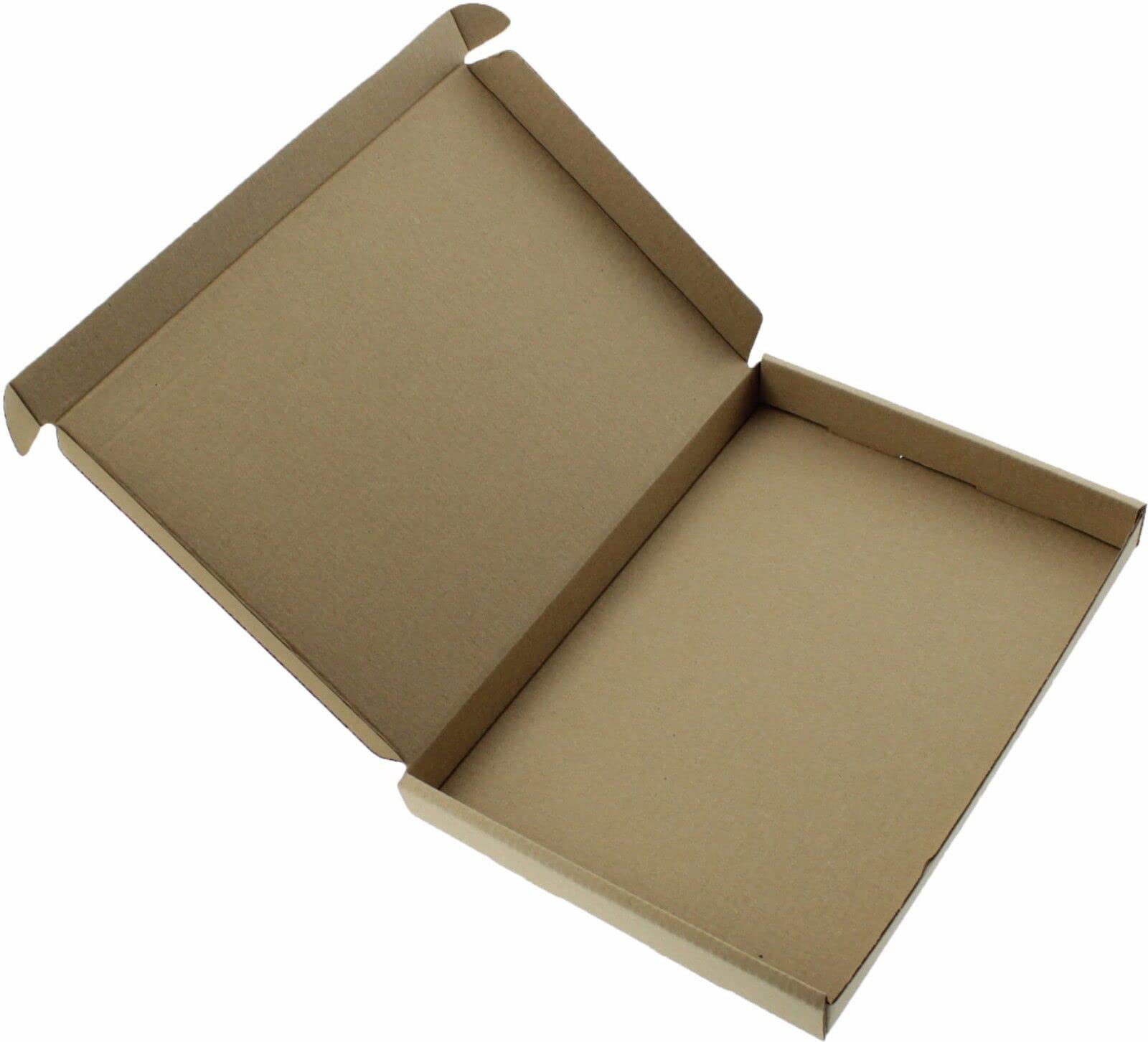 MEG4TEC 50 Pack Shipping Coloured Boxes A5/C5 Cardboard Large Letter PIP Mailing Gift Box (Brown, C5 (22.5cm x 16cm x 2cm))
