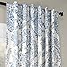 HPD Half Price Drapes Printed Room Darkening Curtains for Bedroom, Living Room 50 X 96 (1 Panel), BOCH-KC16072-96, Tea Time China Blue