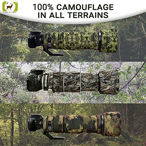 Image of Neoprene Coat for AF-S NIKKOR 200-500 mm f /5.6E ED VR| Water Resistant & All Terrain Protection (Absolute Indian Camo)