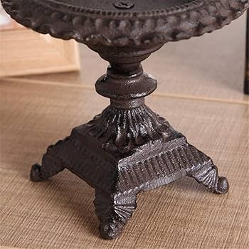 Amazon.co.jp: gannbarou アンティーク キャンドルスタンド 四角 火立