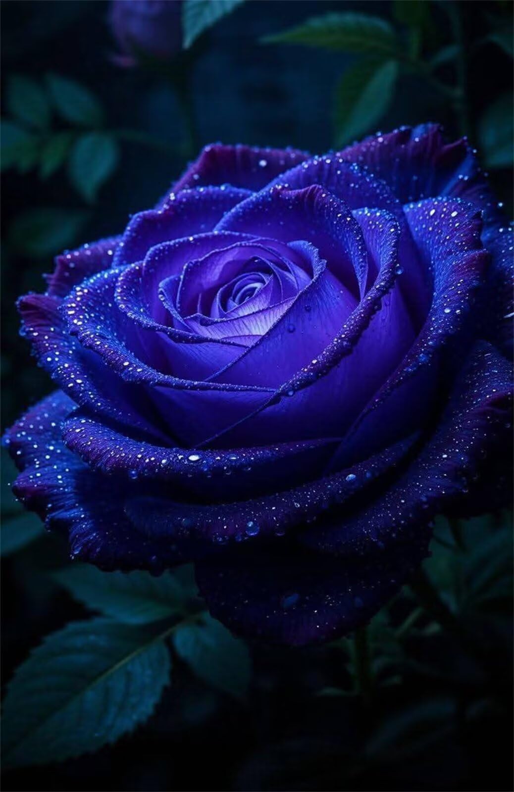 Puzzle 2000 Pezzi Fiore Rosa Blu Puzzle Classici, Giochi Rilassamento e Intelligence, Puzzles Impossible, Idea Regalo Uomo e Donna