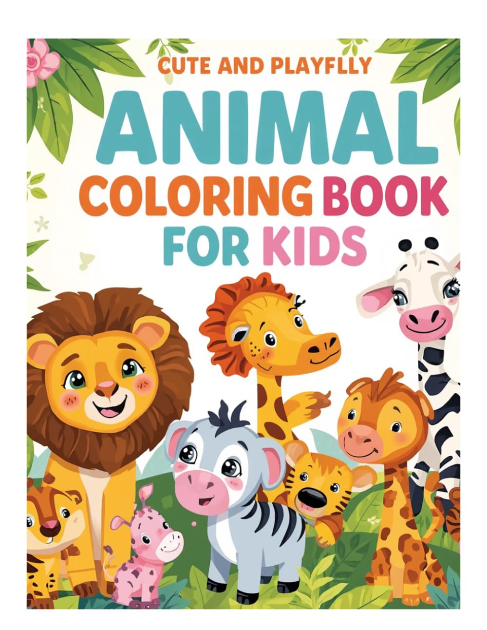 Animals colouring book: For kids