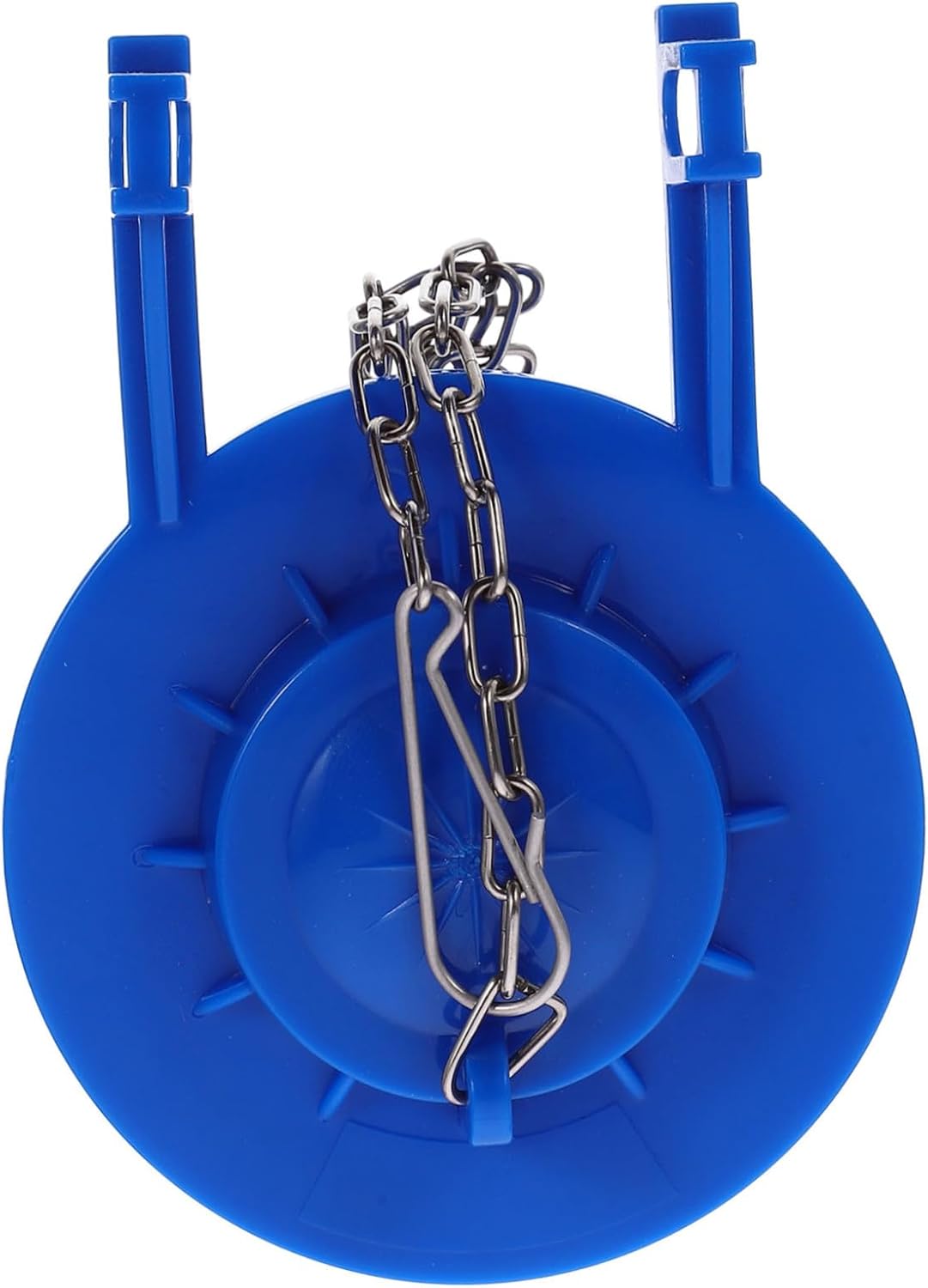 Uonlytech 2pcs High Performance Toilet Flapper Replacement Part Water-saving Flapper Chain for Standard Flush Valves Easy Installation Bathroom Supplies