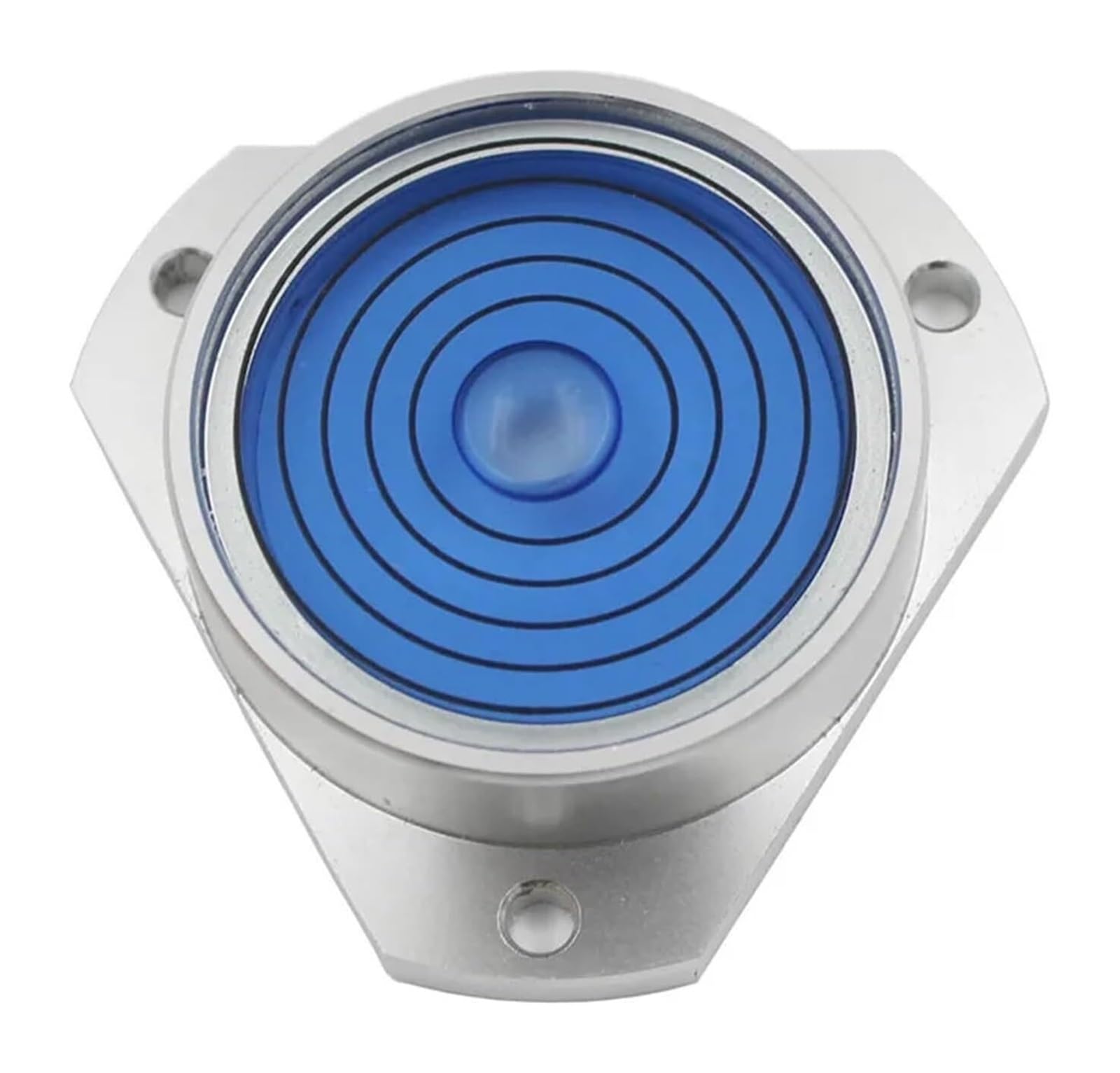 Asmjhqclw Blue Spirit Bubble Level, Triangular Metal Level Bubble Precision Spirit Multicolor