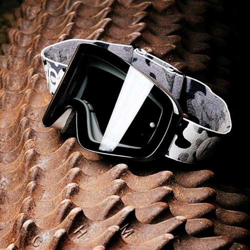 Havoc Racing Infinity Lenses - Interchangeable Magnetic Replacement Lenses For Havoc Goggles - Anti-Fog, Anti-Uv, Anti-Scratch Wide Goggle Lens For Skiing, Snowboarding, Atvs, And Utvs (Smoke Black) #TOP5