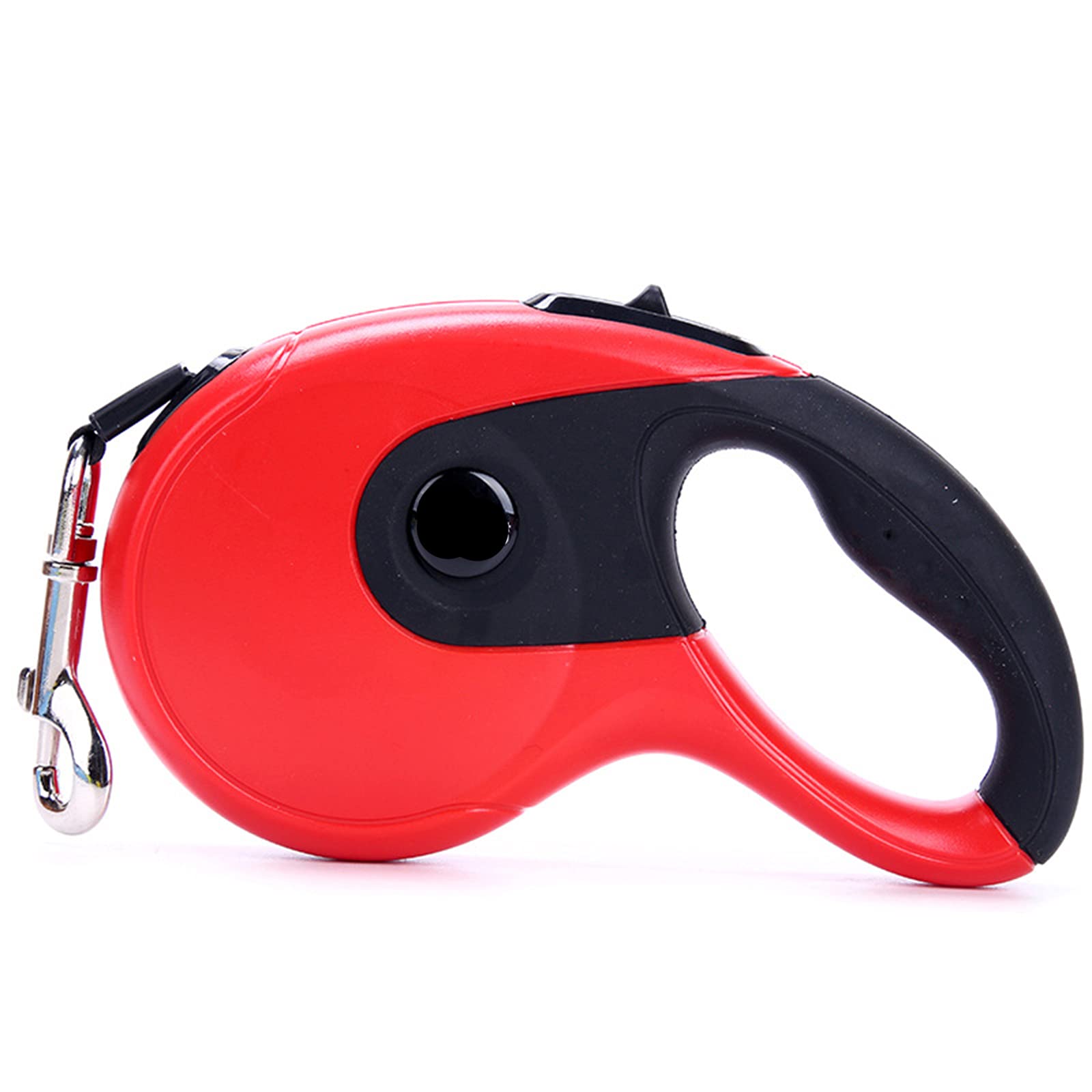 Laisse rétractable rouge 3m antidérapante pour balades sereines avec votre chien
