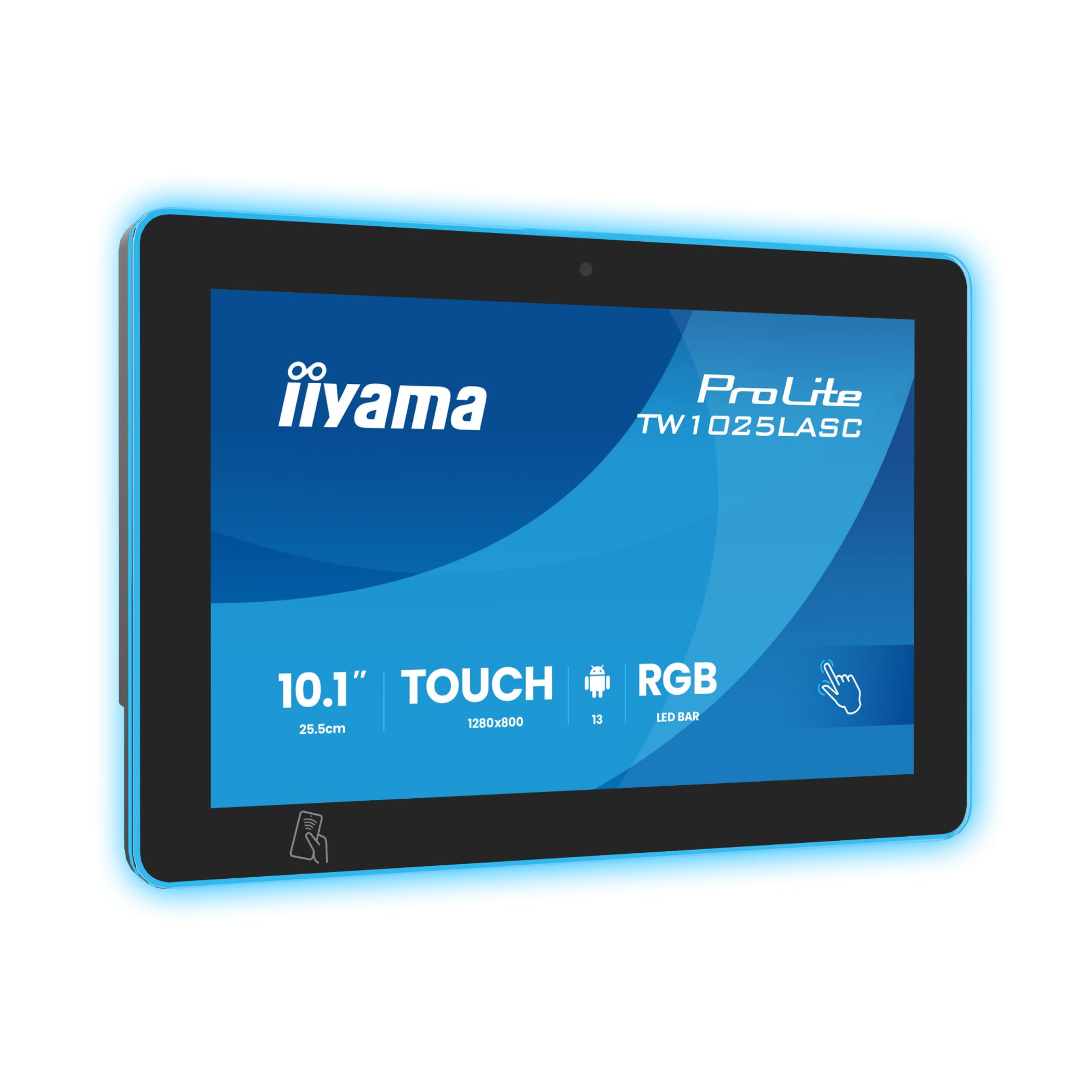 Iiyama Prolite Tw1025lasC-B3pnr Monitor Pc 25,6 Cm [10.1] 1280 X 800 Pixel Wxga Led Touch Screen Multi Utente Nero (10.1 Tw1025lasC-B3pnr Monitor - 1