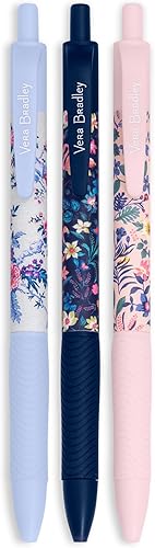 Miniatura 1 de Juego de 3 bolígrafos de tinta negra, bolígrafos retráctiles coloridos, bolígrafos de plástico con bolsa con cremallera, Spring 24 Medley