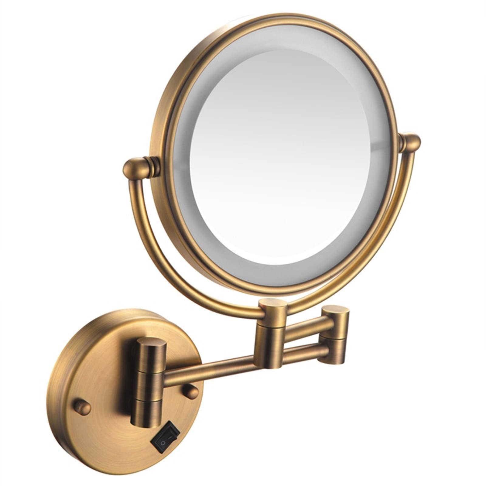 Miroir de courtoisie de maquillage mural lumineux pour illuminer votre routine beauté matinale