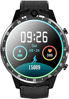 QESTO KNN Smart Watch, Men Women Smartwatch for Android and iOS Compatible,1.6-Inch Waterproof Activity Tracker, GPS Sports Fitness Tracker with Alarm Clock,4+128G