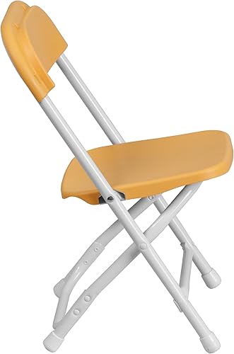 Miniatura 69 de Flash Furniture Paquete de 2 sillas plegables de plástico blanco para niños Blanco,Negro -,Azul,Marrón,Borgoña,Amarillo