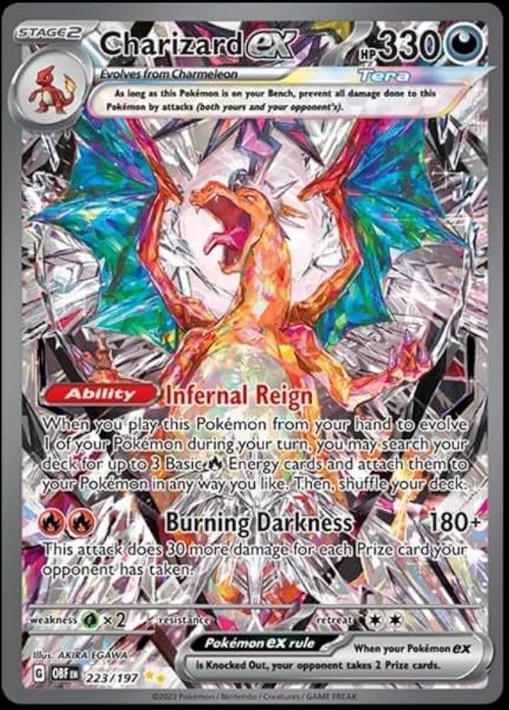 Pokemon - Charizard ex 223/197 - Obsidian Flames - Special