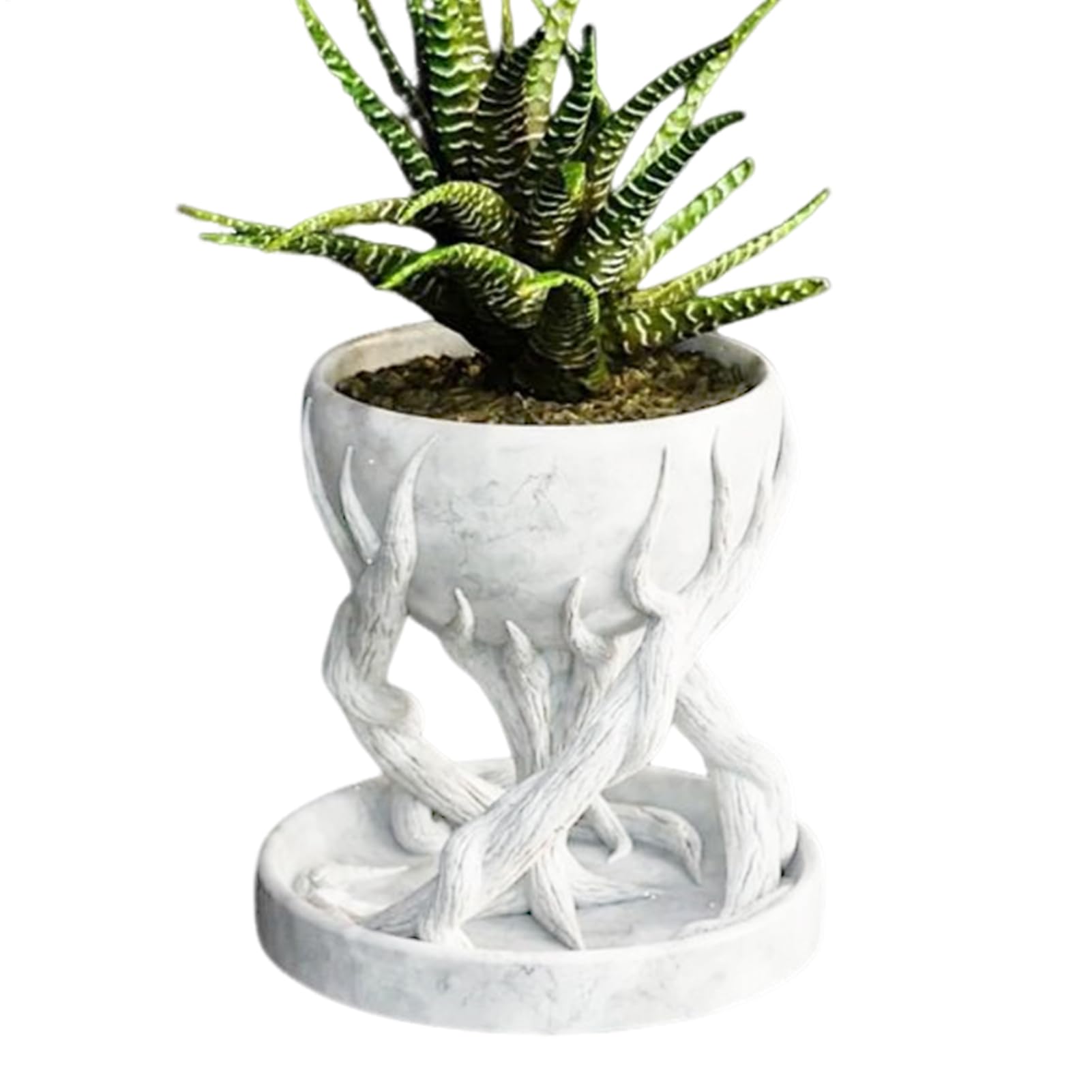 Pots de fleurs intérieur extérieur résistant aux intempéries avec trous drainage