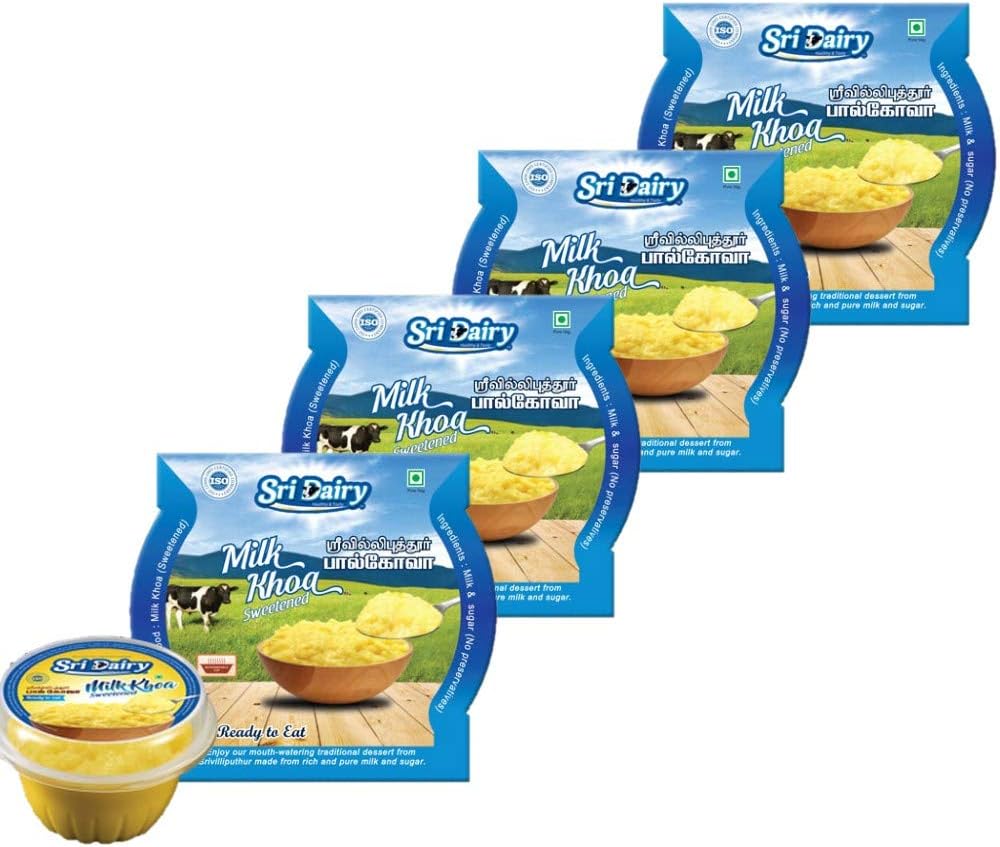 SRI DAIRY - SRIVILLIPUTHUR PALKOVA (Pack of 4 - 400 GM)
