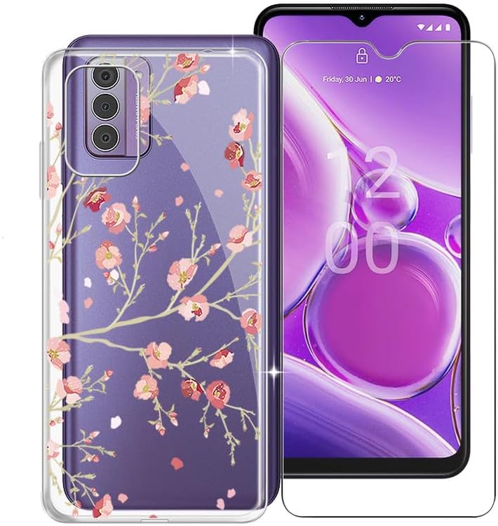 Custodia Per Nokia G42 + Pellicola In Vetro Temperato – Morbida Silicone TPU Nera, Antiurto, Cover Sottile - 3