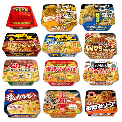 人気焼きそば ご当地焼きそば カップ麺 12種 × 12個 セット