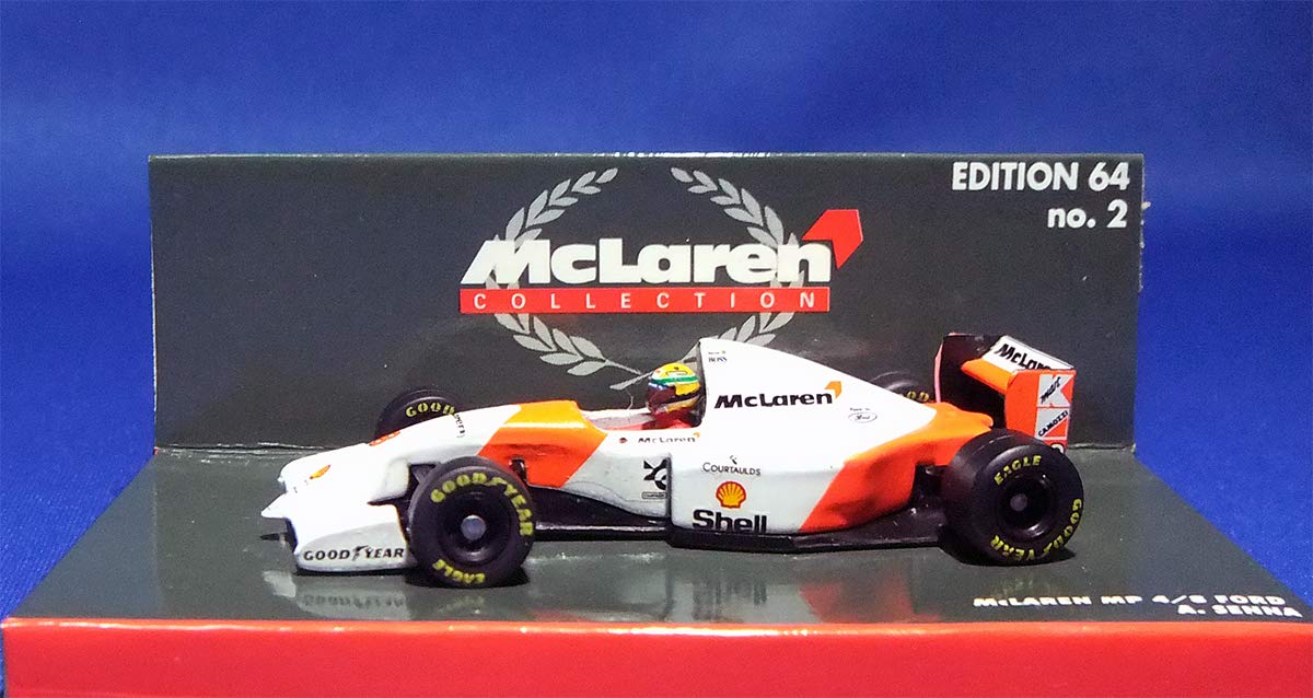 Amazon | ミニチャンプス マクラーレン フォード 1/64 MP4/8 A.セナ