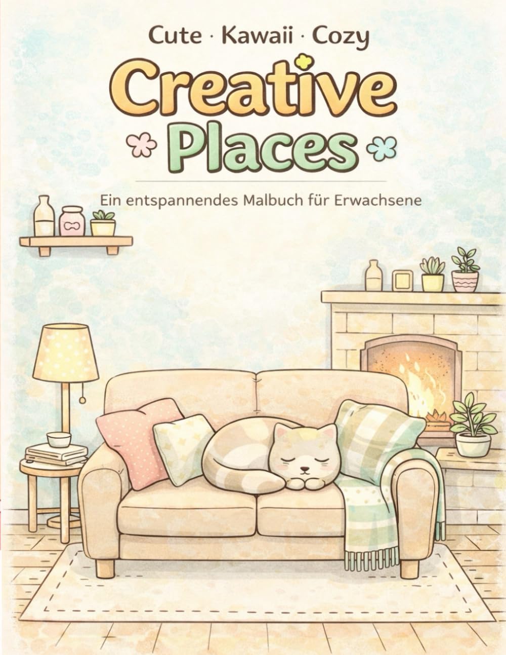 Cozy Creative Places: Liebevolle Ausmalbilder für Teenager & Erwachsene – kreative Wohlfühlorte zum Entspannen