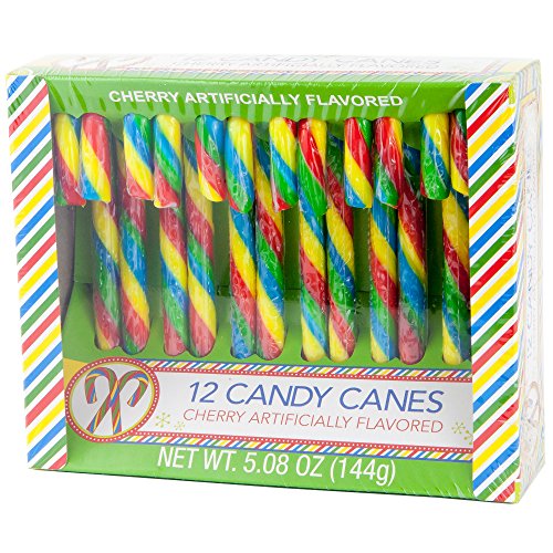 Candy Cane Peppermint, Blueberry & Cherry Flavored | 12 Pieces In Each Box - Net 5.08 Oz Pack Of 3 - 36 Total Count | Individually Wrapped (3 Flavors) #TOP3