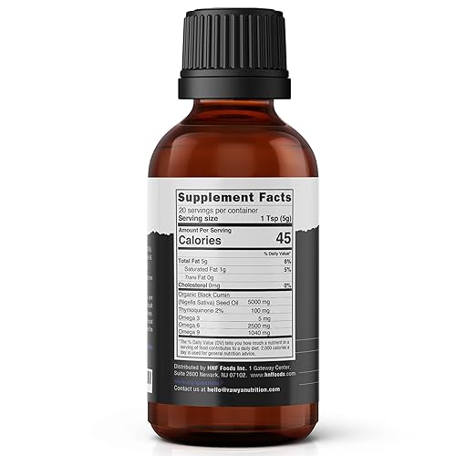 Miniatura 2 de Aceite de semilla negra, orgánico, 3.4 onzas líquidas, sabor extra fuerte, alto TQ, prensado en frío, botella de vidrio, aceite de nigella sativa,