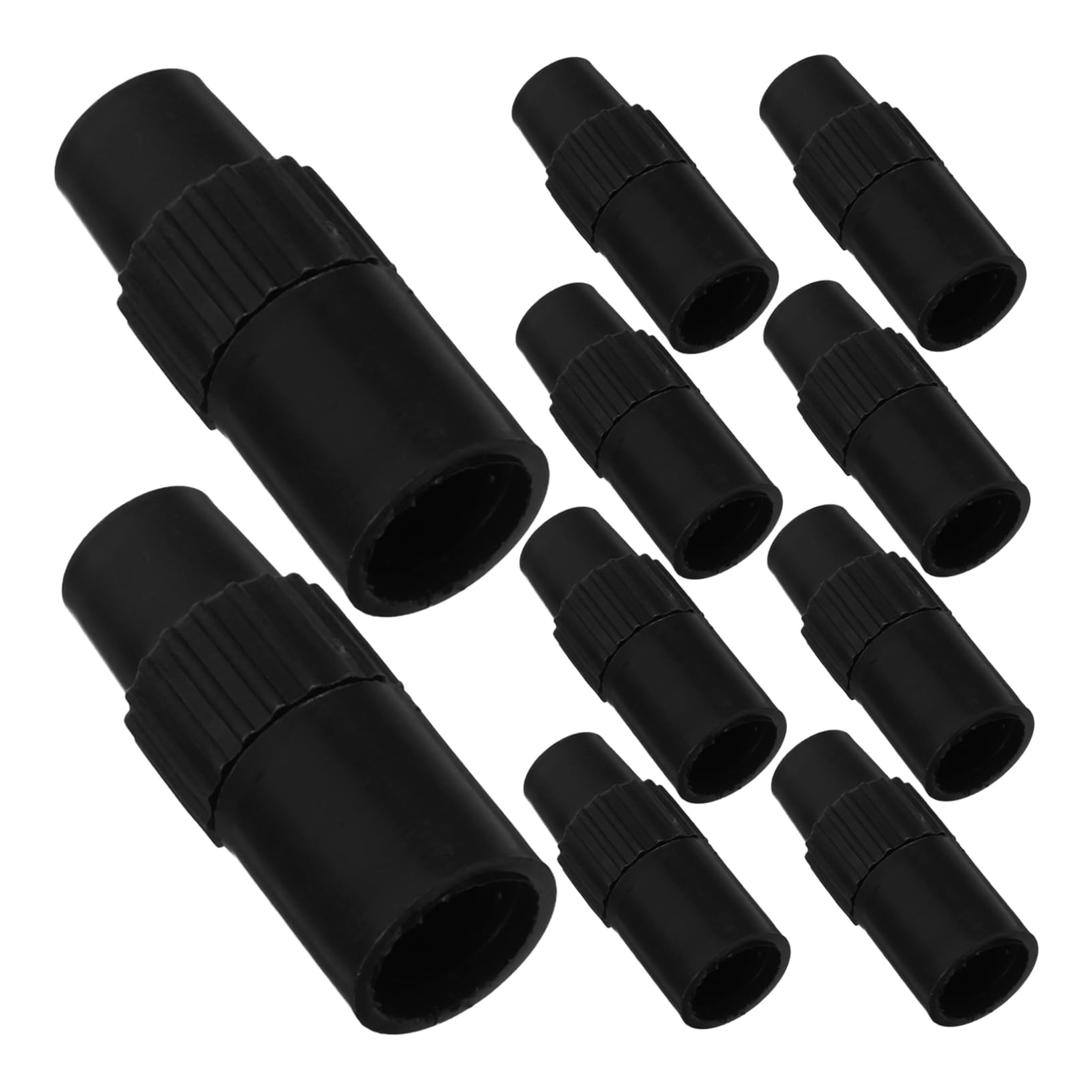 CIYODO 20pcs Tension Rod Lock: For Metal Shelving 16 To Tubes Plastic Locking Mechanism For Kitchen Closet Use Easy To Adjust