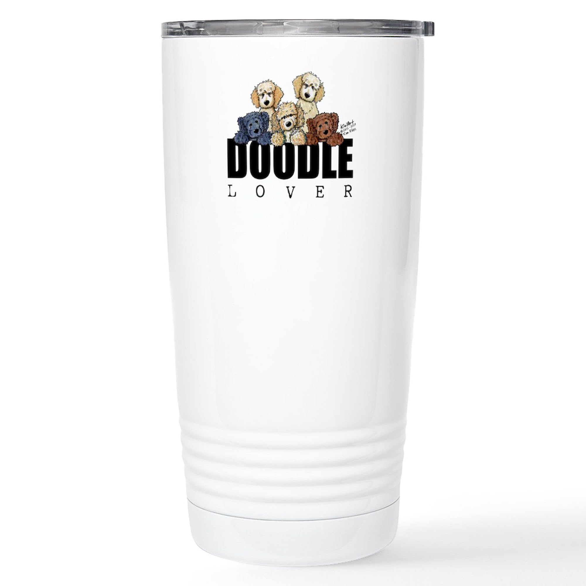 CafePress Doodle Lover Stainless Steel Travel Mug 20 oz. Insulated Stainless Steel Coffee Tumbler