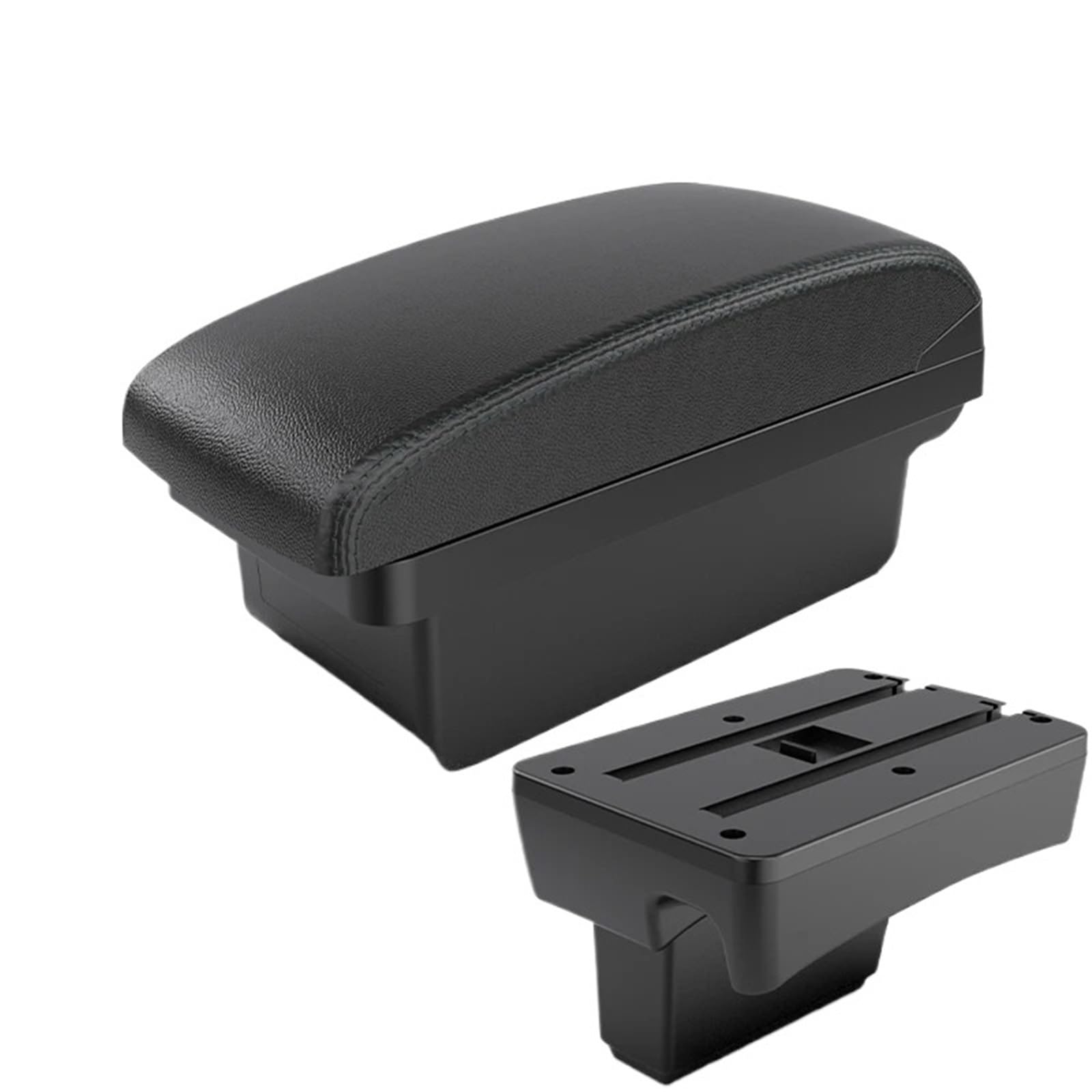 Reposabrazos Central Para Peugeot 307 2001-2008 Caja Almacenamiento Especial Para Reposabrazos Apoyabrazos capa Doble Caja(A Black line NO USB)
