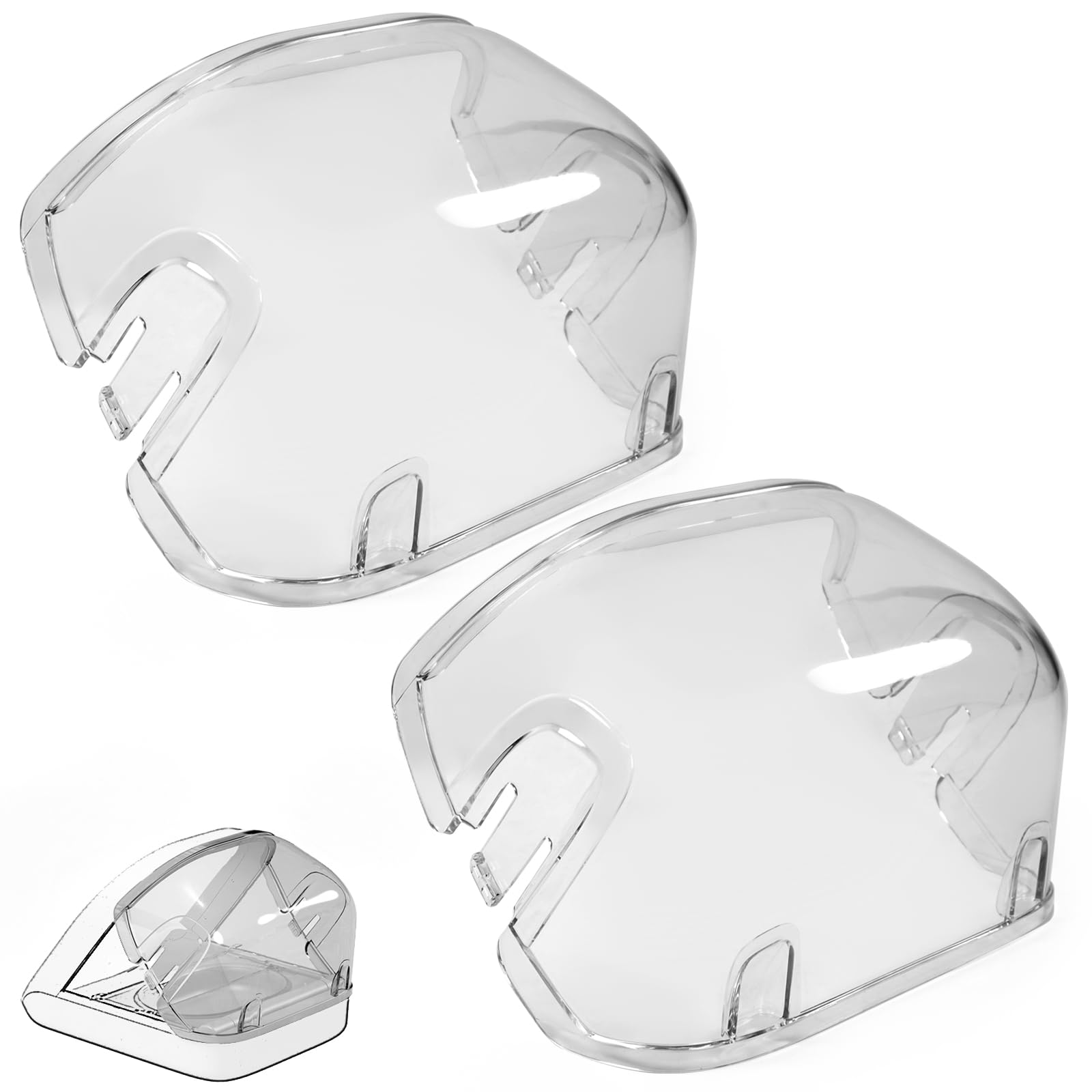 Rear Cover for Automatic Microchip Cat Pet Feeder - Prevents Persistent Pet from Getting Food from The Back of The Feeder (2 Pack)