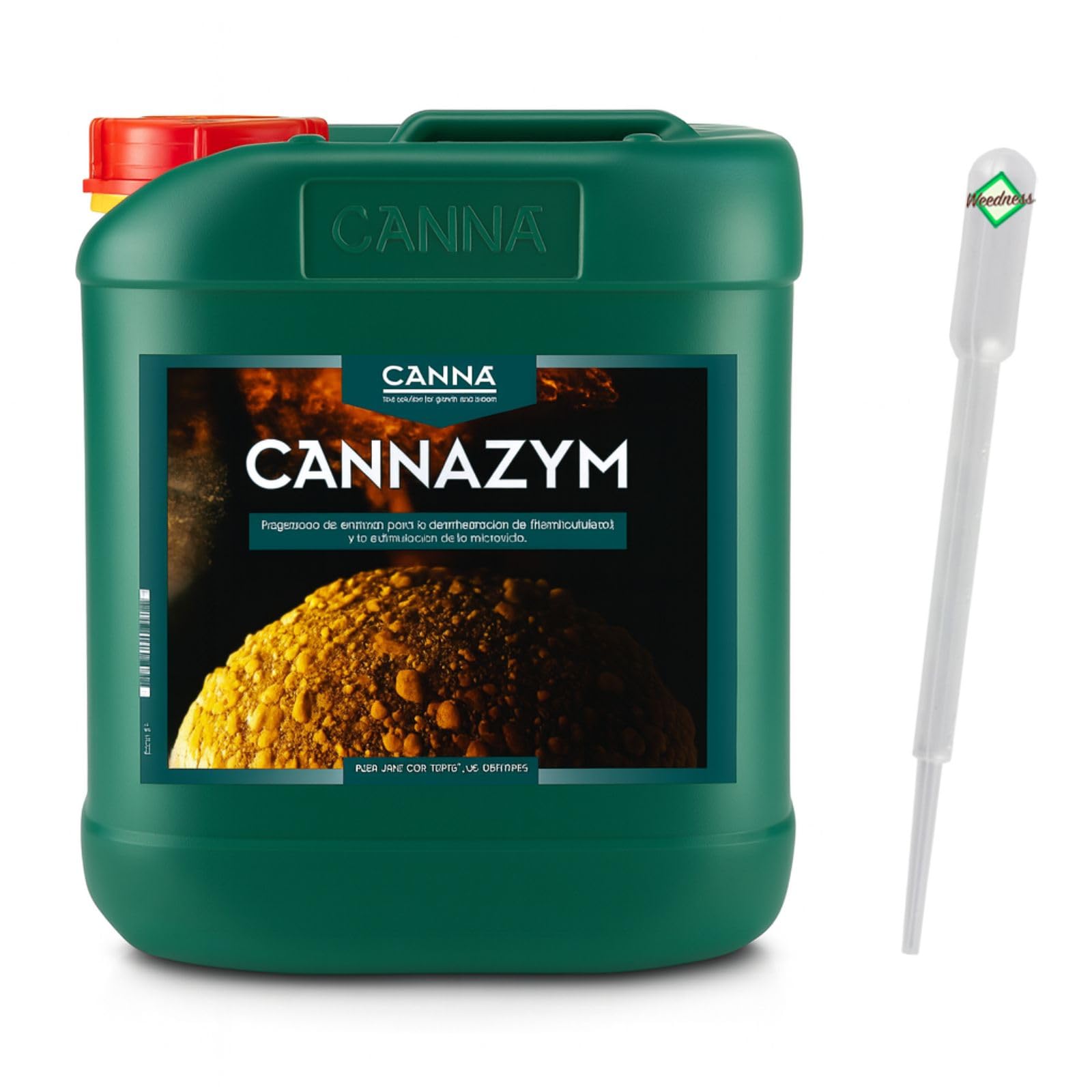 Weedness Canna Cannazym 5 Liter - Grow Anbau Indoor Dünger Substrat Reiniger Erde Flüssigdünger Organischer Bio