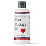 Nuru Massage Oil Body on Body Massage All Natural Relaxing Super Slippery for Sore Muscles, Dry Skin with Japanese Nori Seaweed Made in USA